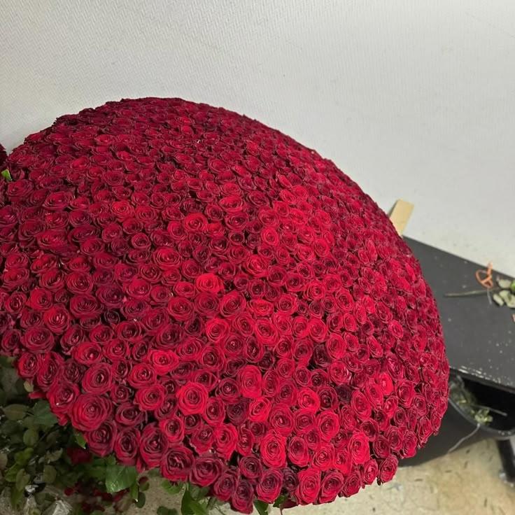 PaperPressFolio workshop space where corporate flower arrangements are designed and prepared for business delivery